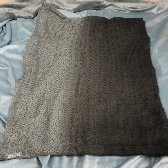 RED CAMEL ENDLESS GRAY/BLACK OMBRÉ SCARF - Picture 5 of 5